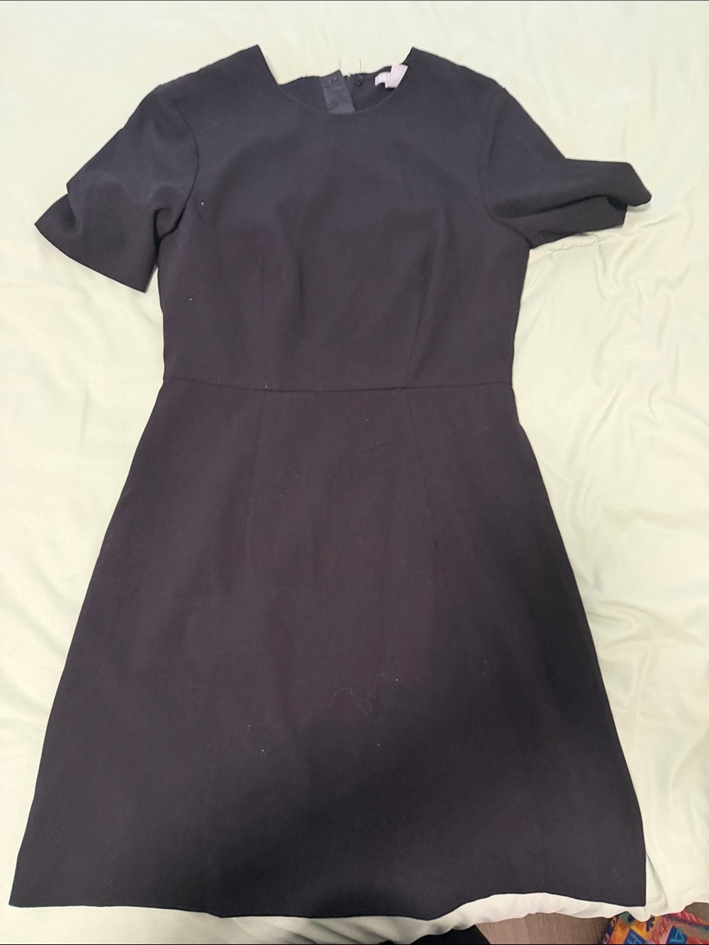 H&M classic A line black dress